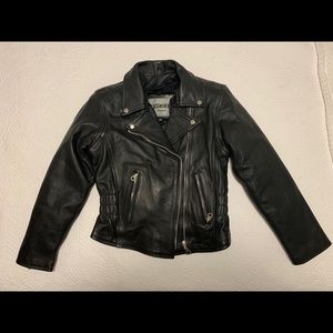 Leather Motorcycle Jacket, woman’s